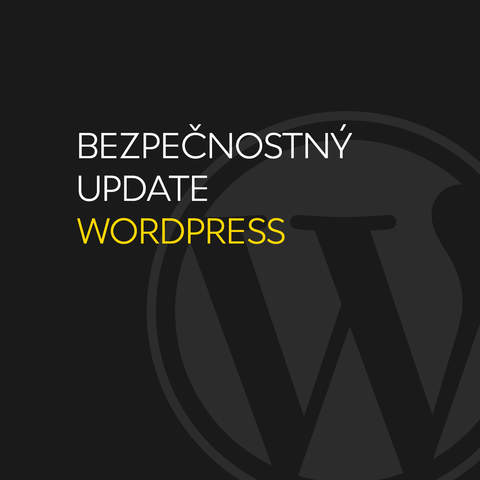 Bezpečnostný update WordPress webu